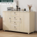 Office File Cabinet A4 Drawer Storage Cabinet with Lock Small Wooden Cabinet