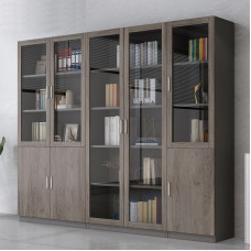 Wooden File Storage Cabinet Office Cabinet with Glass Door Wooden File Storage Cabinet Office Cabinet with Glass Door