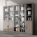 Wood Office File Cabinet modern minimalistic glass door floor storage cabinet Wood Office File Cabinet modern minimalistic glass door floor storage cabinet