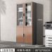 Wood Office File Cabinet modern minimalistic glass door floor storage cabinet Wood Office File Cabinet modern minimalistic glass door floor storage cabinet