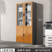 Wood Office File Cabinet modern minimalistic glass door floor storage cabinet Wood Office File Cabinet modern minimalistic glass door floor storage cabinet