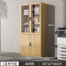 Wood Office File Cabinet modern minimalistic glass door floor storage cabinet Wood Office File Cabinet modern minimalistic glass door floor storage cabinet