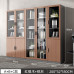 Wood Office File Cabinet modern minimalistic glass door floor storage cabinet Wood Office File Cabinet modern minimalistic glass door floor storage cabinet