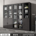Wood Office File Cabinet modern minimalistic glass door floor storage cabinet Wood Office File Cabinet modern minimalistic glass door floor storage cabinet