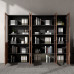 Wood Office File Cabinet modern minimalistic glass door floor storage cabinet Wood Office File Cabinet modern minimalistic glass door floor storage cabinet
