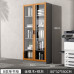 Wood Office File Cabinet modern minimalistic glass door floor storage cabinet Wood Office File Cabinet modern minimalistic glass door floor storage cabinet