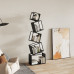 Creative Corner LShaped Floor Shelf Iron Frame Modern Minimalist Living Room Shelves Creative Corner LShaped Floor Shelf Iron Frame Modern Minimalist Living Room Shelves