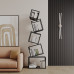 Creative Corner LShaped Floor Shelf Iron Frame Modern Minimalist Living Room Shelves Creative Corner LShaped Floor Shelf Iron Frame Modern Minimalist Living Room Shelves