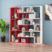 Minimalist Combination Bookcase Shelf Corner Creative Bedroom Standing Simple Storage Divider Display Shelf
