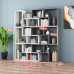 Minimalist Combination Bookcase Shelf Corner Creative Bedroom Standing Simple Storage Divider Display Shelf