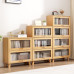 Wooden Cabinet with Glass Top Flip Door Living Room Magazine Rack Storage Cabinet Display Cabinet Beside Sofa Children Bookshelf Wooden Cabinet with Glass Top Flip Door Living Room Magazine Rack Storage Cabinet Display Cabinet Beside Sofa Children Bookshelf