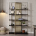 Italian Minimal Stainless Steel Shelf Rack Italian Minimal Stainless Steel Shelf Rack