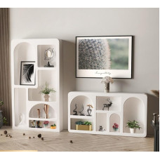 Modern Minimalist White Arch Cave Storage Cabinet Display Cabinet Decorative Cabinet Floor Bookcase Modern Minimalist White Arch Cave Storage Cabinet Display Cabinet Decorative Cabinet Floor Bookcase
