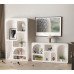 Modern Minimalist White Arch Cave Storage Cabinet Display Cabinet Decorative Cabinet Floor Bookcase Modern Minimalist White Arch Cave Storage Cabinet Display Cabinet Decorative Cabinet Floor Bookcase