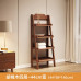 Scandinavian Walnut Wood Bookshelf Storage Rack for Living Room Balcony Scandinavian Walnut Wood Bookshelf Storage Rack for Living Room Balcony