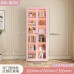 Home Steel Bookcase With Glass Door Display Cabinet Bookshelf Home Steel Bookcase With Glass Door Display Cabinet Bookshelf