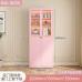 Home Steel Bookcase With Glass Door Display Cabinet Bookshelf Home Steel Bookcase With Glass Door Display Cabinet Bookshelf