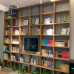 Customized Elmwood Bookcase Wall Customized Elmwood Bookcase Wall