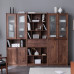 Nordic Black Walnut Bookcase Shelf Economic Custom Cherry Wood Minimalistic Japanese Style Nordic Black Walnut Bookcase Shelf Economic Custom Cherry Wood Minimalistic Japanese Style