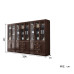 Chinese Style Solid Wood Bookcase Glass Door