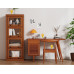 American Solid Wood Bookcase with Glass Door Floor Home Dustproof Shelving Storage Cabinet Living Room Display Cabinet Wall Integrated American Solid Wood Bookcase with Glass Door Floor Home Dustproof Shelving Storage Cabinet Living Room Display Cabinet Wall Integrated