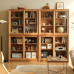 Wooden Bookshelf Combination Cherry Floor Storage Cabinet Living Room Display Cabinet Wine Cabinet Simple Modern Sideboard Wooden Bookshelf Combination Cherry Floor Storage Cabinet Living Room Display Cabinet Wine Cabinet Simple Modern Sideboard
