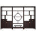 Modern Chinese Solid Wood Storage Bookcase Zen Style Bookshelf Divider Display Shelf Villa Show Home Furniture Modern Chinese Solid Wood Storage Bookcase Zen Style Bookshelf Divider Display Shelf Villa Show Home Furniture