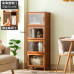 Modern Minimalist Dustproof Grid Cabinet Combination Standing Narrow Storage Wardrobe Object Shelf Freestanding Solid Wood Modern Minimalist Dustproof Grid Cabinet Combination Standing Narrow Storage Wardrobe Object Shelf Freestanding Solid Wood