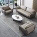 Leather ThreePerson Business Reception Set