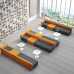 Office Sofa Tea Table Combination Set Modern Early Education Training Reception