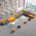 Office Sofa Tea Table Combination Set Modern Early Education Training Reception