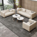 Modern Business Reception Leather Sofa Set