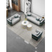Simple and Modern Style Office Sofa Tea Table Set