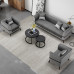 Simple and Modern Style Office Sofa Tea Table Set