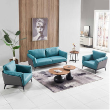 Modern minimalist office sofa business reception leisure tea table combination Modern minimalist office sofa business reception leisure tea table combination