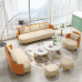 Luxury Office Sofa Tea Table Set Luxury Office Sofa Tea Table Set