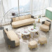 Luxury Office Sofa Tea Table Set Luxury Office Sofa Tea Table Set