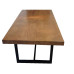 Vintage Wooden Big Table Conference Dining Living Office Computer Desk Industrial Style Chair