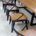 Vintage Wooden Big Table Conference Dining Living Office Computer Desk Industrial Style Chair