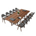Small Office Meeting Table 24M 6 Person Long Table Modern Ten Person Negotiation Table Set Small Office Meeting Table 24M 6 Person Long Table Modern Ten Person Negotiation Table Set