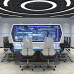 Creative U shaped Conference Table Multifunctional Office Meeting Room Video Conference Desk Creative U shaped Conference Table Multifunctional Office Meeting Room Video Conference Desk