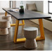 Iron and Wood Dining Table Simple Retro Rectangular Computer Desk Office Desk Large Board Long Table Meeting Table Writing Desk Customization