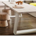 Iron and Wood Dining Table Simple Retro Rectangular Computer Desk Office Desk Large Board Long Table Meeting Table Writing Desk Customization