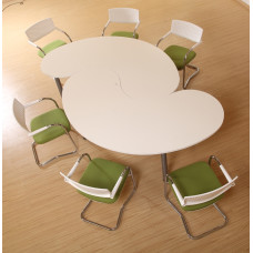Modern Meeting Table and Chair Set
