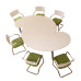 Modern Meeting Table and Chair Set Modern Meeting Table and Chair Set