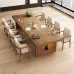 American Solid Wood Large Conference Table Chair Set Long Bar Table Workstation American Solid Wood Large Conference Table Chair Set Long Bar Table Workstation