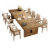 American Solid Wood Large Conference Table Chair Set Long Bar Table Workstation American Solid Wood Large Conference Table Chair Set Long Bar Table Workstation