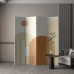 Modern Minimalist Partition Screen for Living Room Bedroom Office Foyer Foldable Art Mobile Fold Screen