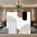 Modern Minimalist Partition Screen for Living Room Bedroom Office Foyer Foldable Art Mobile Fold Screen