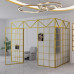 Iron Art Screen Partition Office Room Divider Living Room Beauty Manicure Shop Shield Partition Decoration Shelf